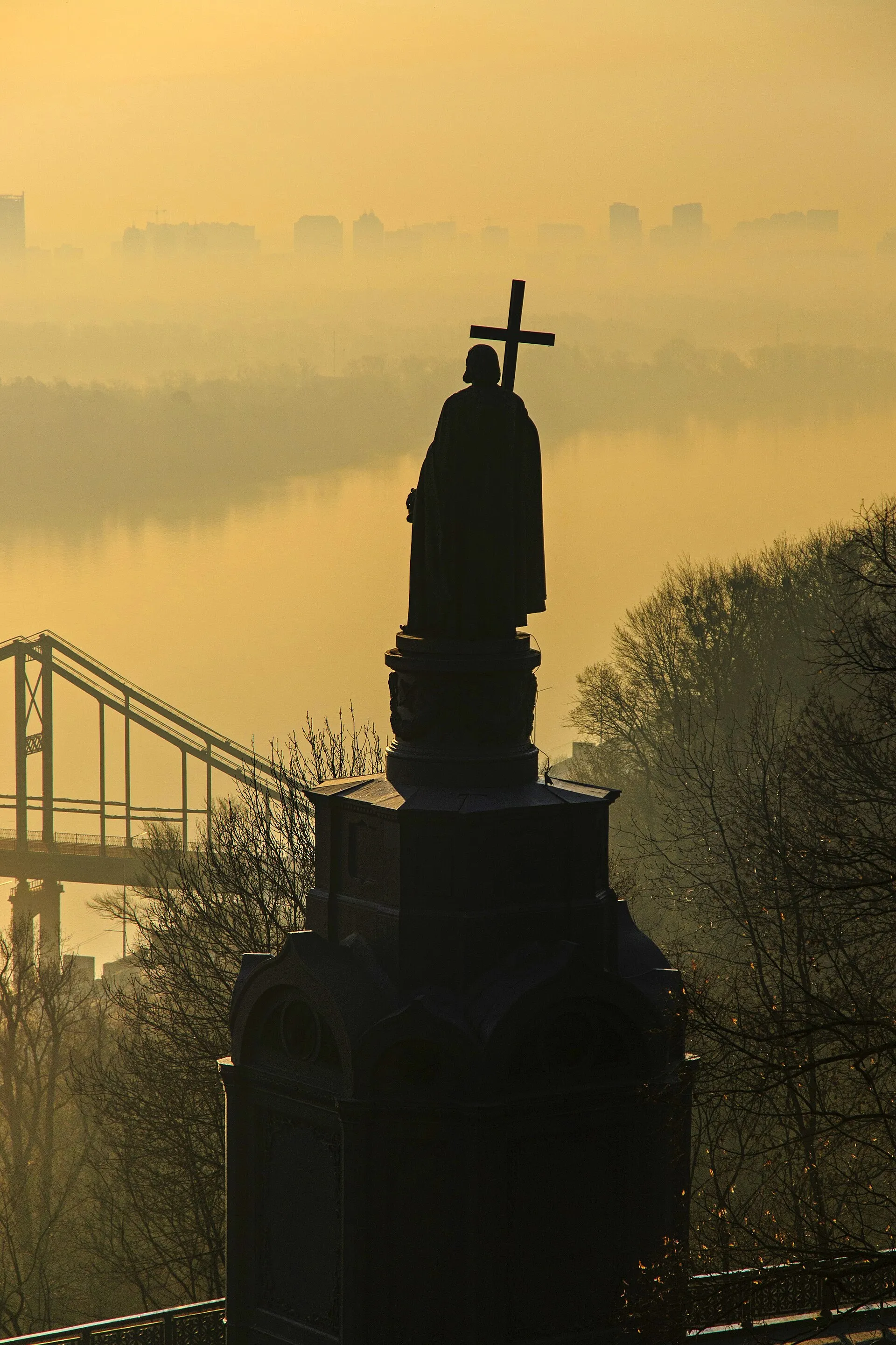 Пам'ятник князю Володимиру, Київ, Володимирська гірка
