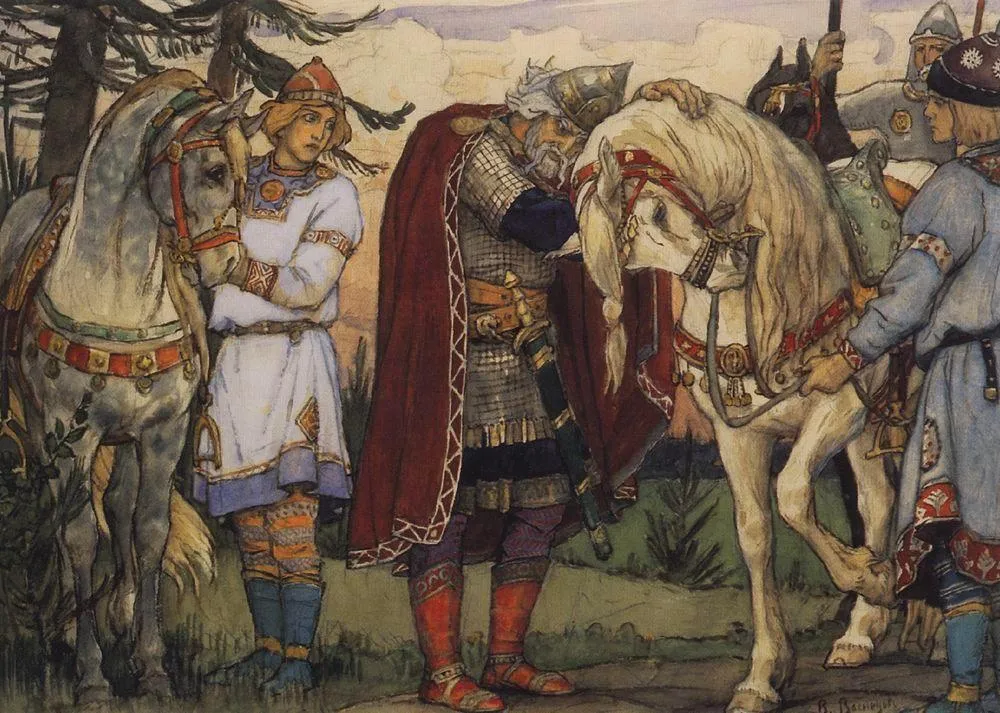 Oleg's farewell to his horse