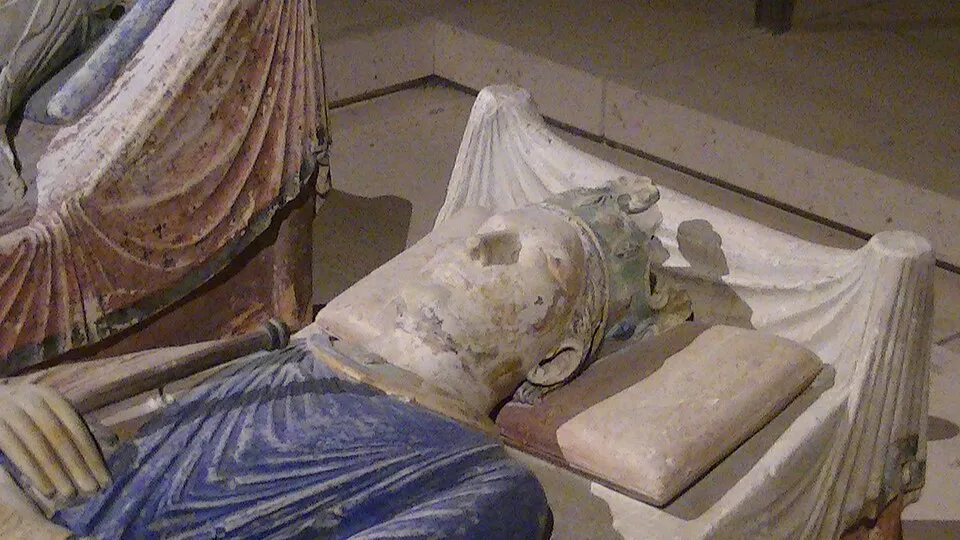 Effigy of Henry II of England in the church of Fontevraud Abbey