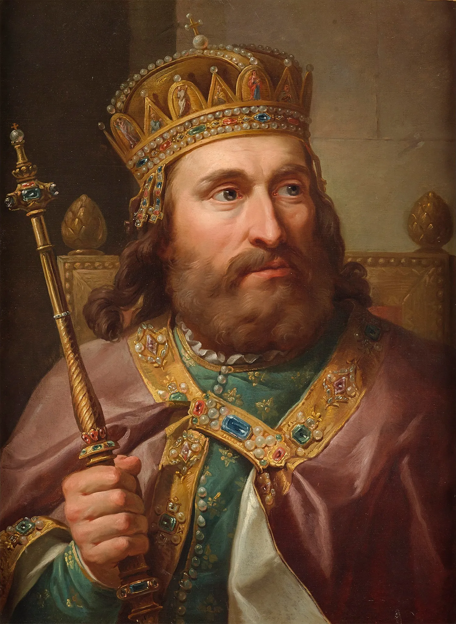 Ludwik Węgierski by Bacciarelli