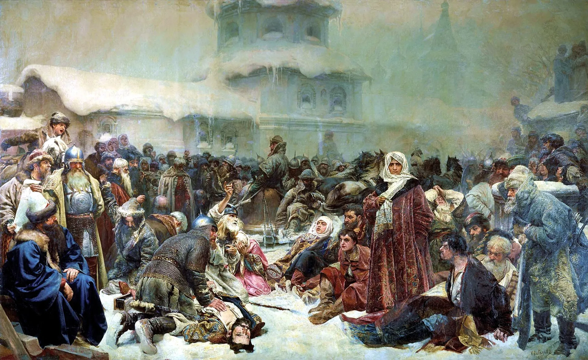 Marfa Boretskaya Destruction of Novgorod Veche