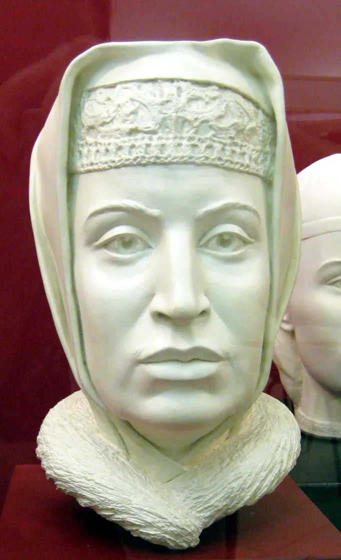 Sophia Paleolog (Palaiologos). Forensic facial reconstruction by S.Nikitin, 1994.
София Палеолог. Реконструкция по черепу С.Никитина
