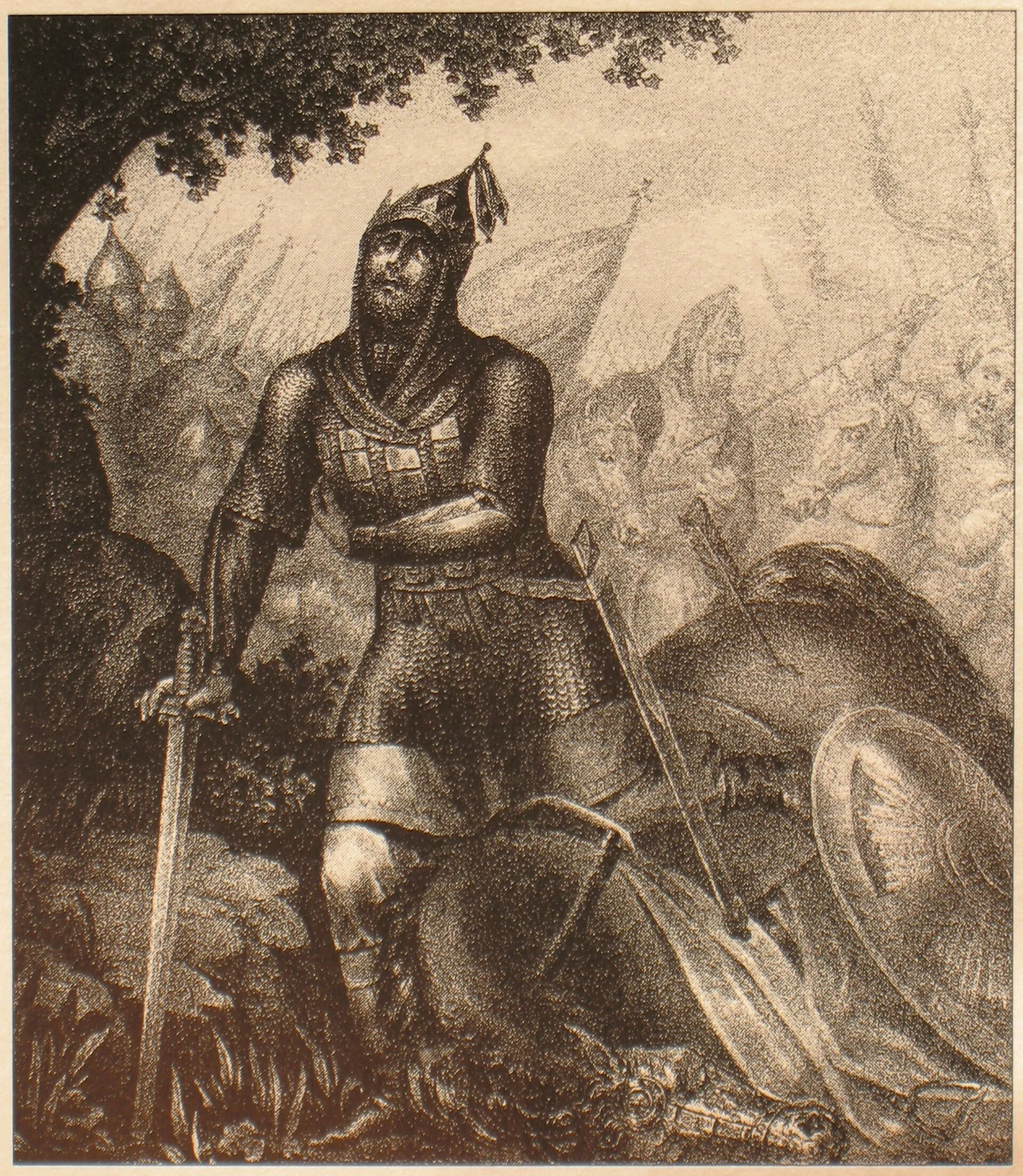 Dmitry Donskoy in Battle of Kulikovo. Wounded Dmitry Donskоy.