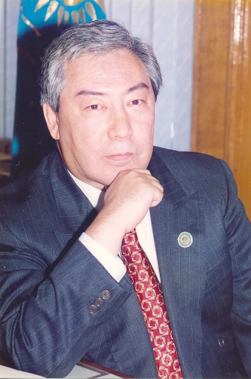 Photo of Ospanov, Chairman of Mazhilis from 1996 to 1999.