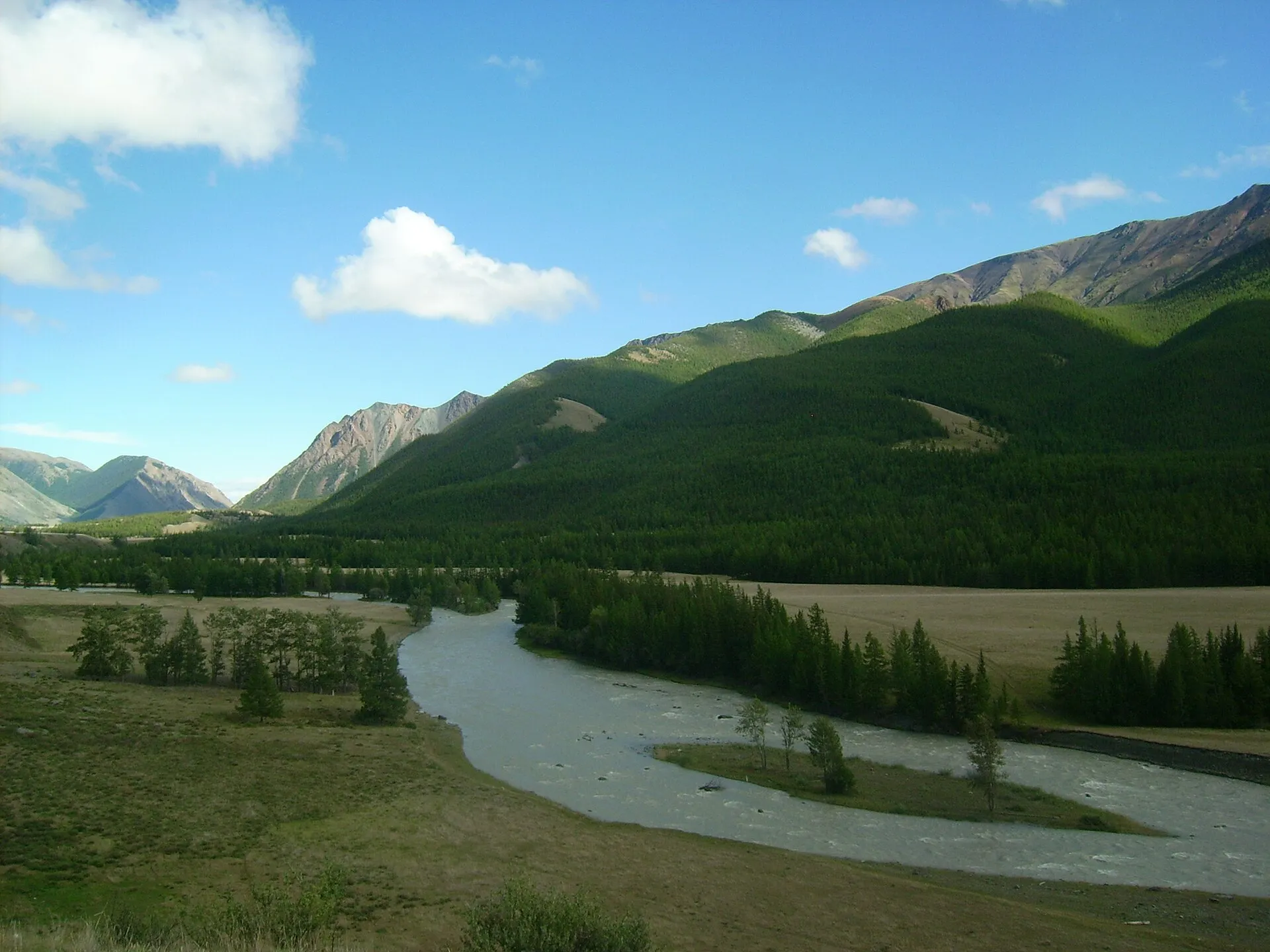 Chuya River Altay mountains