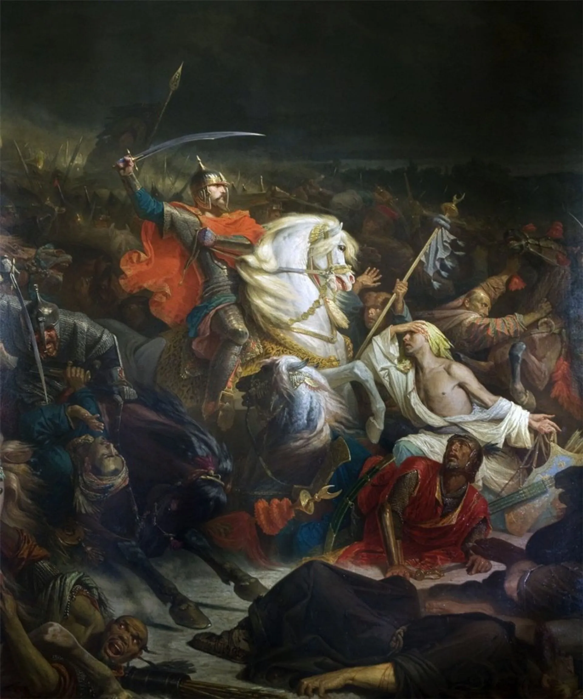 Dmitry Donskoy in the Battle of Kulikovo