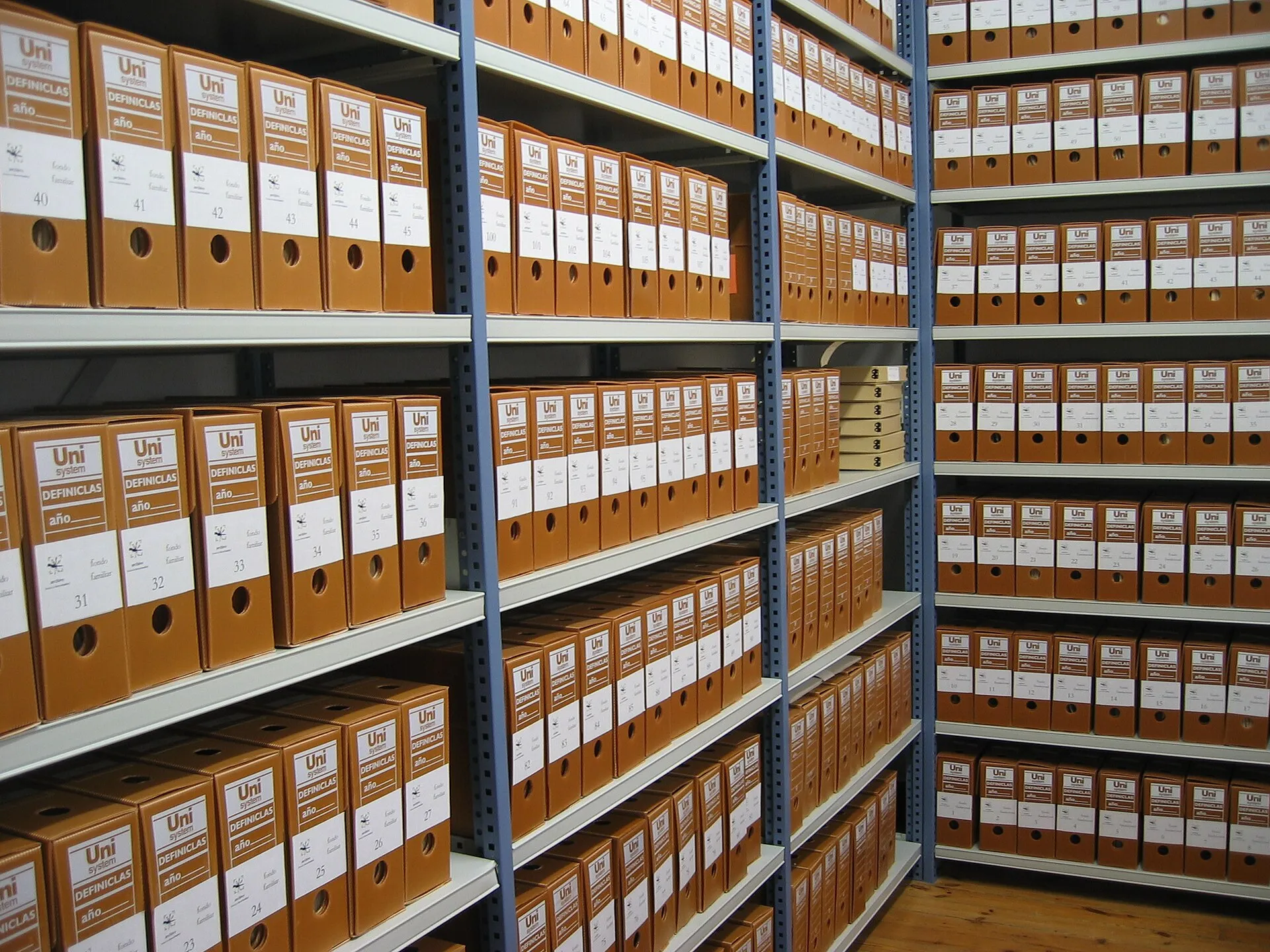 Depósito del Archivo de la Fundación Sierra-Pambley