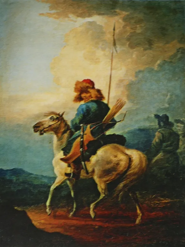 Bashkir on horseback