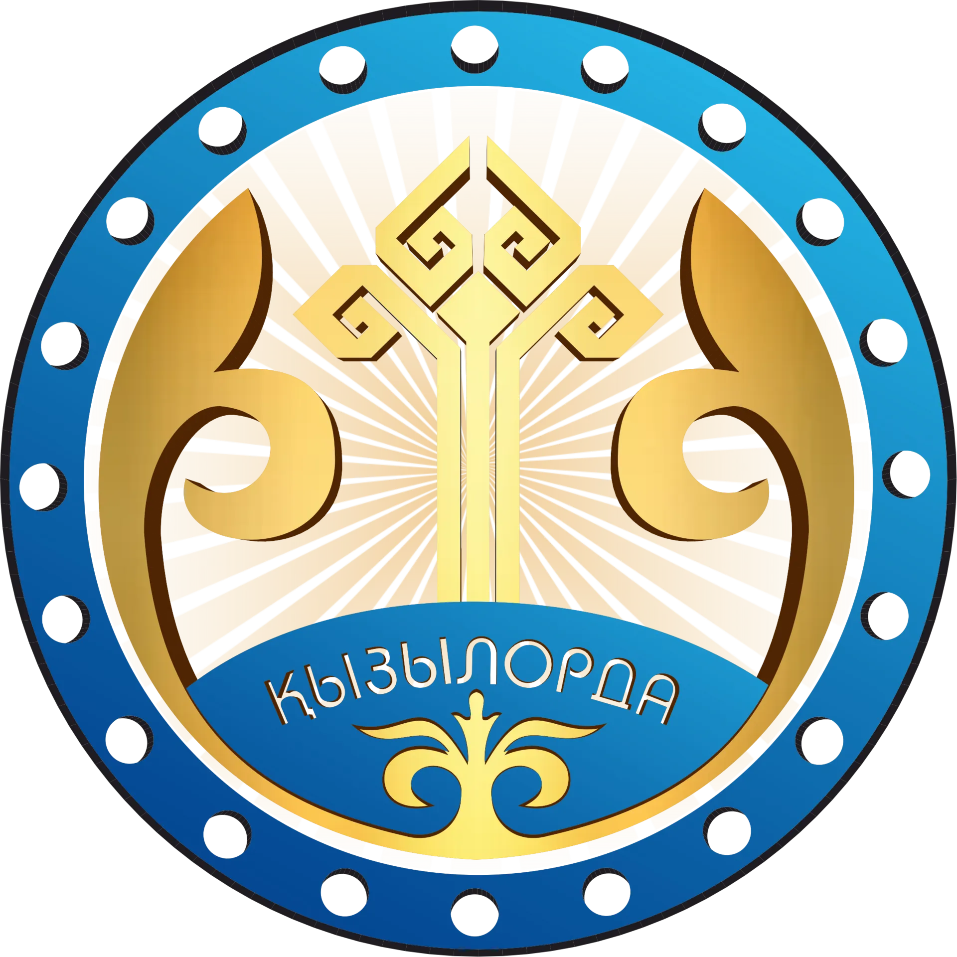 Coat of arms of Kyzylorda city, Kazakhstan