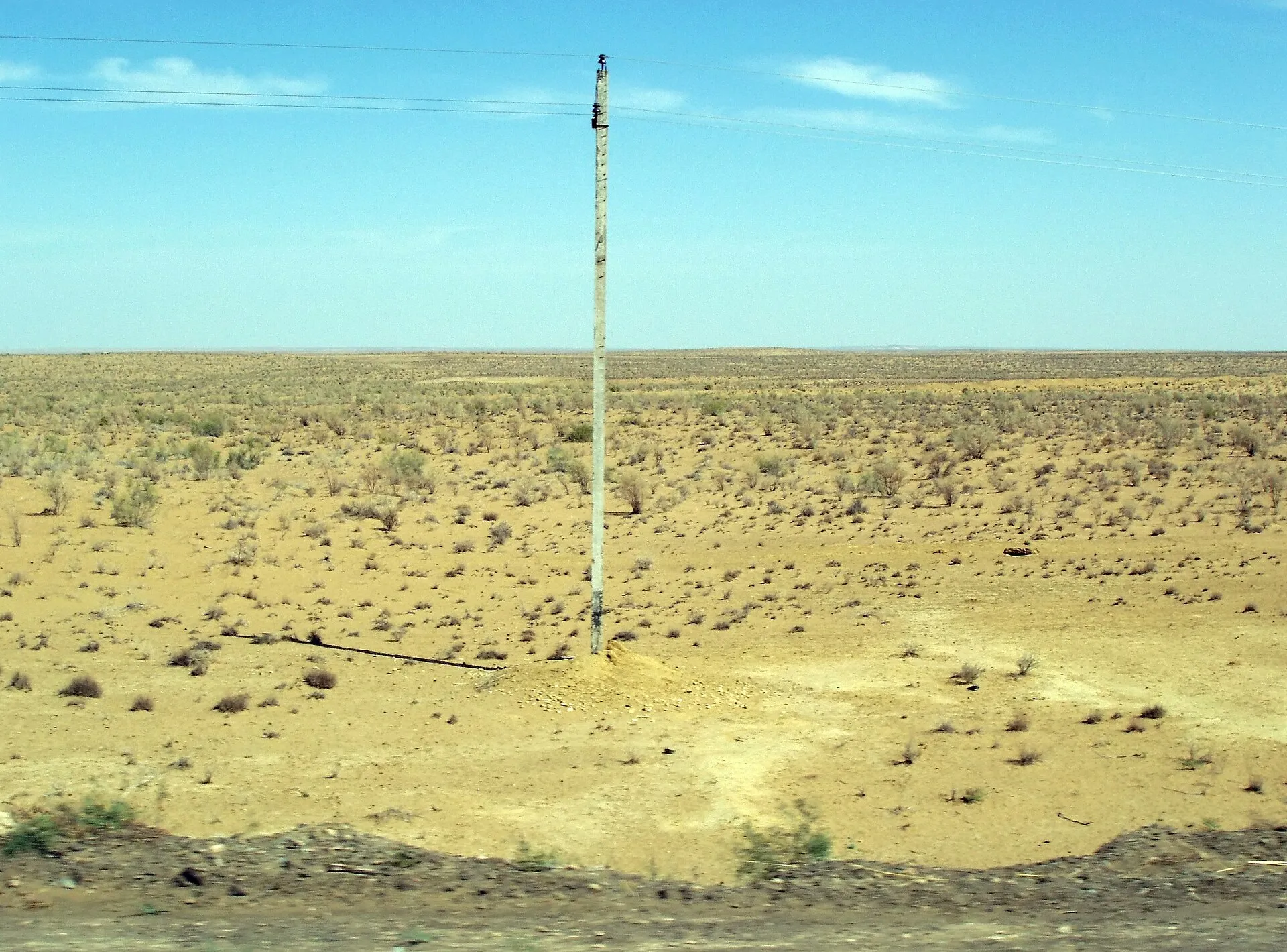 w:Kizilkum in w:Xorazm province, Uzbekistan