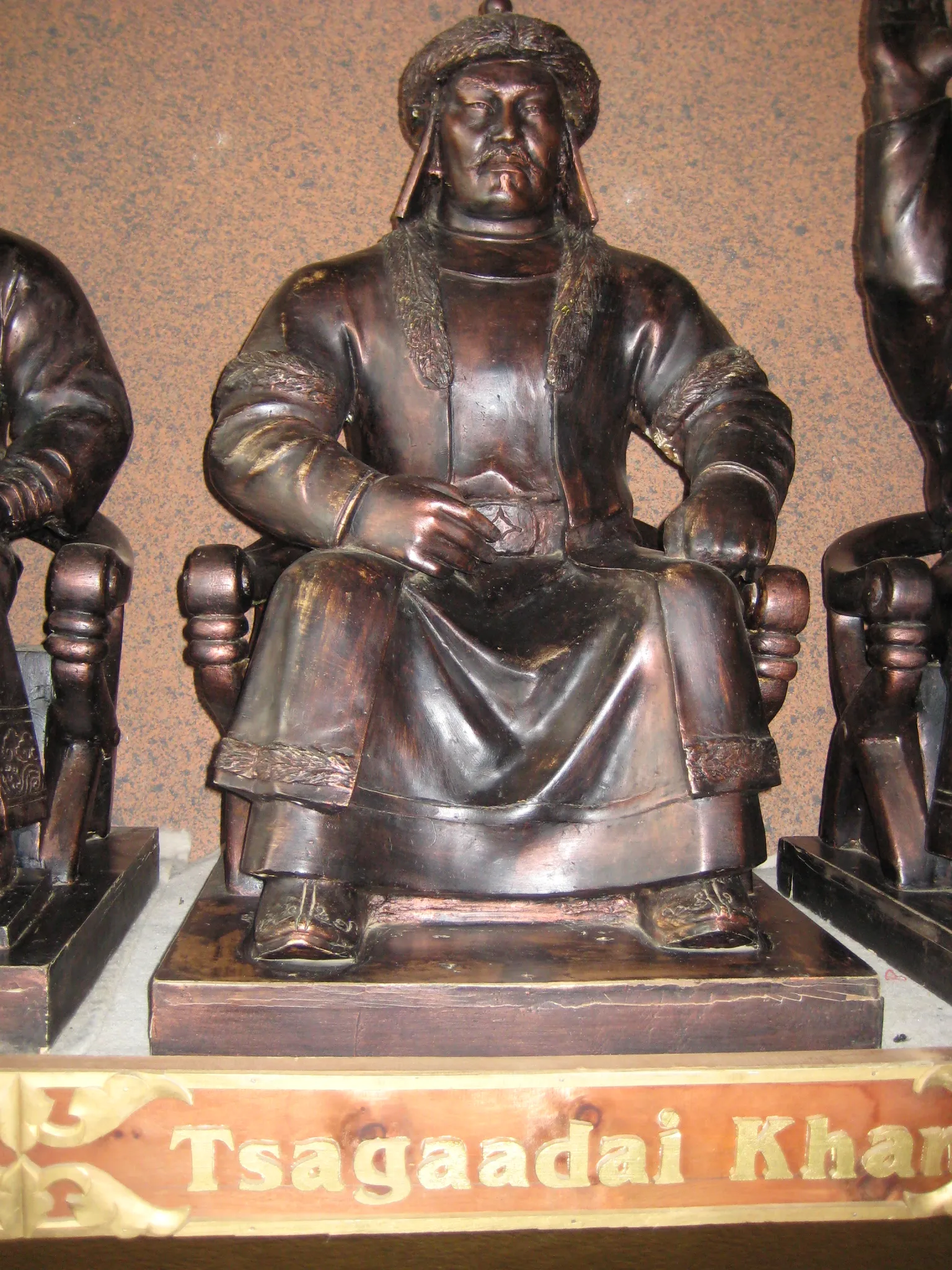Tsagaatay's statue in Mongol palace, Gachuurt Mongolia